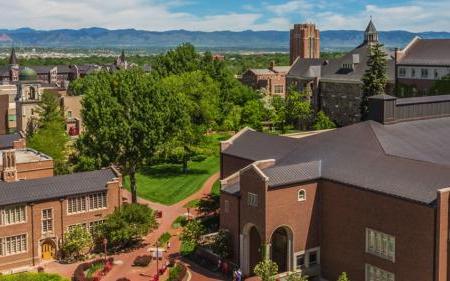 aerial view of campus